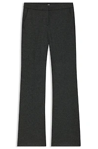 Slim-fit pants wool twill with stretch
