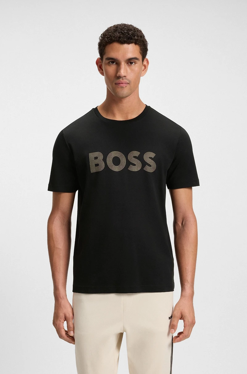 Gloss-logo T-shirt Pima cotton