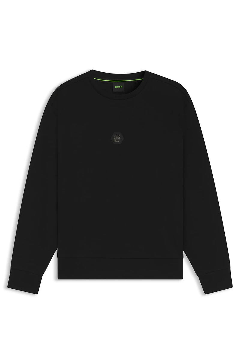 Cotton-blend sweatshirt with Double B monogram