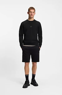 Cotton-blend sweatshirt with Double B monogram