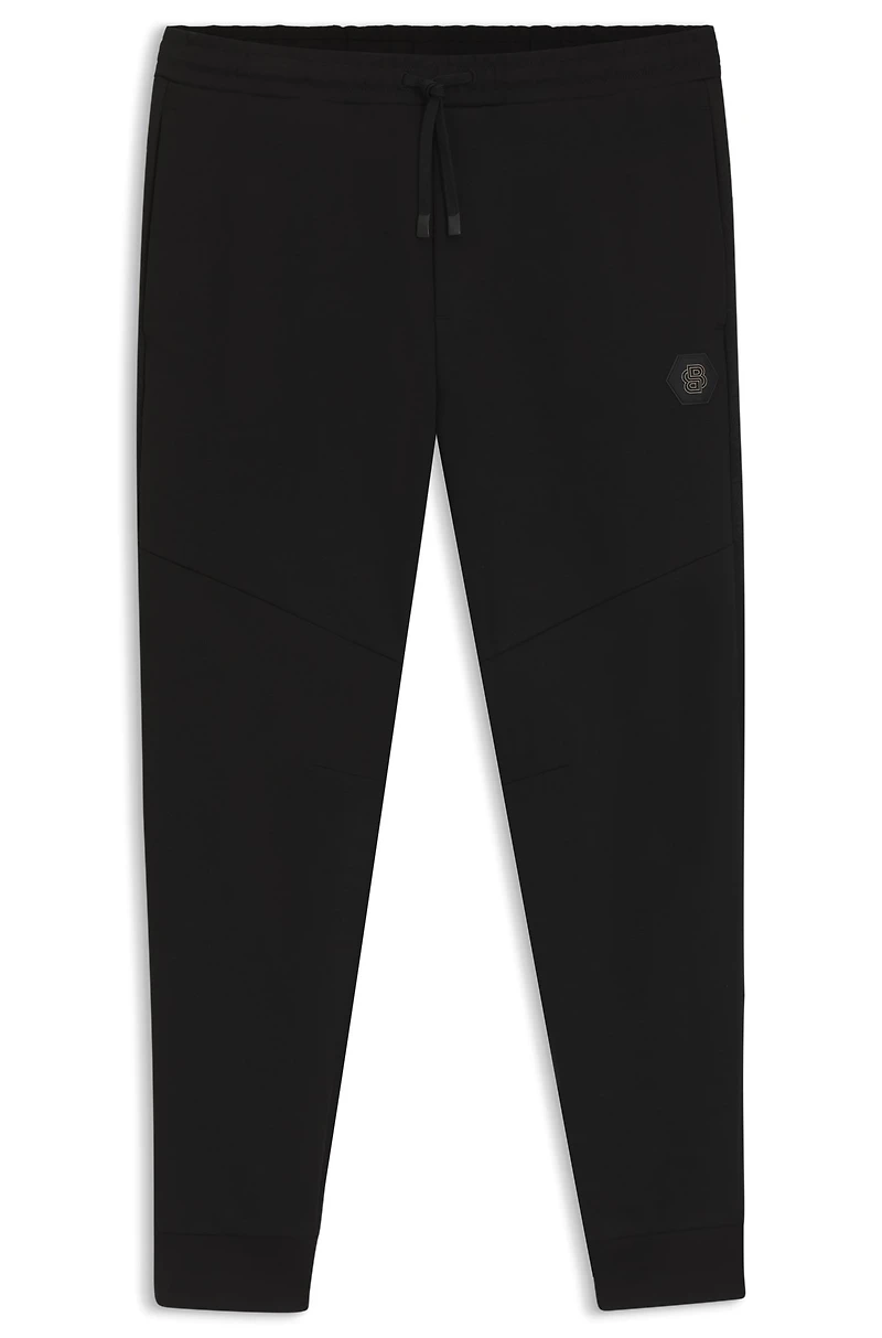 Cotton-blend tracksuit bottoms with Double B monogram