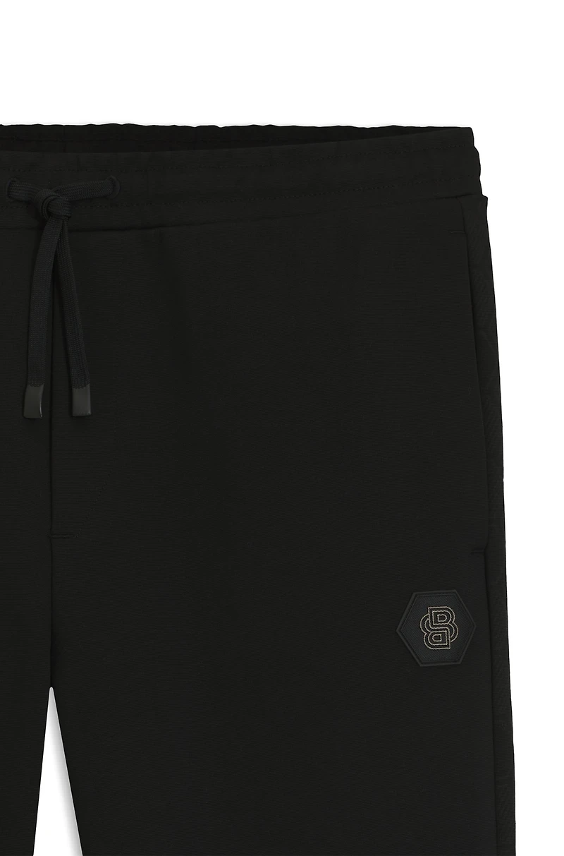Cotton-blend tracksuit bottoms with Double B monogram