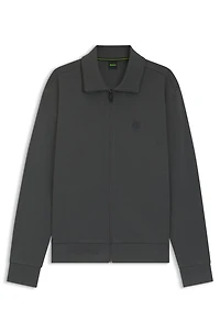 Zip-up sweatshirt with Double B monogram