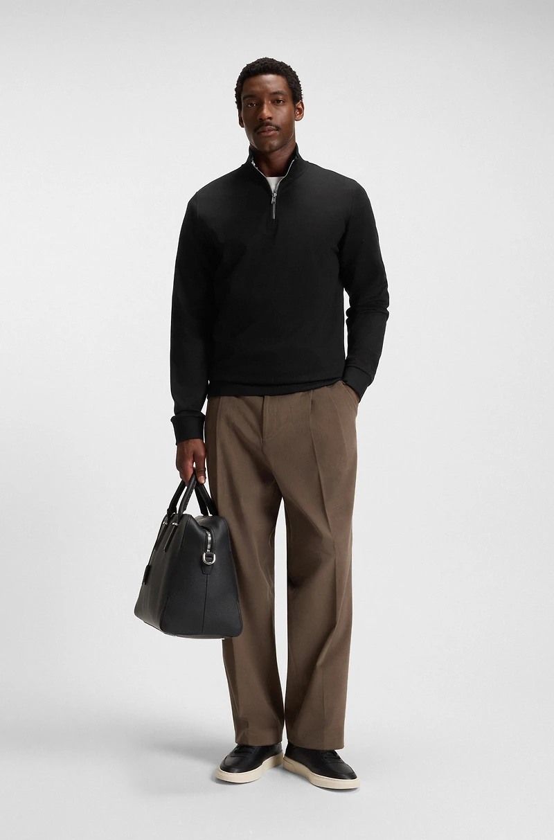 Zip-through sweatshirt