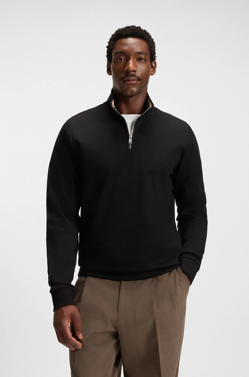Zip-through sweatshirt