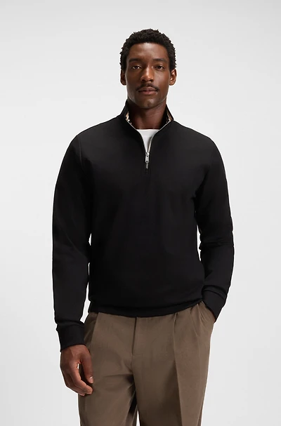 Zip-through sweatshirt