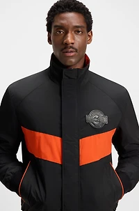 Porsche x BOSS jacket with contrast inserts