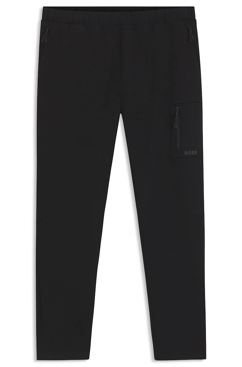 Regular-fit tracksuit bottoms with decorative reflective details