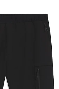 Regular-fit tracksuit bottoms with decorative reflective details