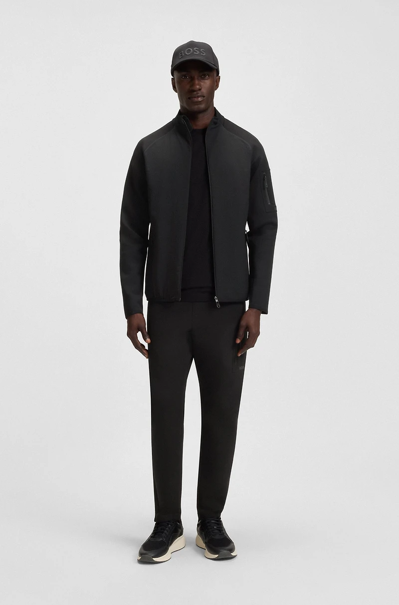 Regular-fit tracksuit bottoms with decorative reflective details