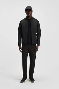 Regular-fit tracksuit bottoms with decorative reflective details