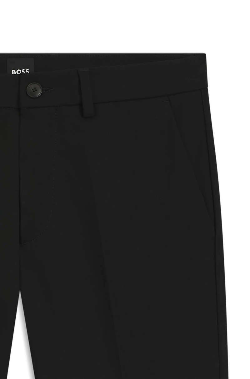 Slim-fit pants a stretch-cotton