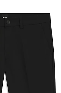 Slim-fit pants a stretch-cotton
