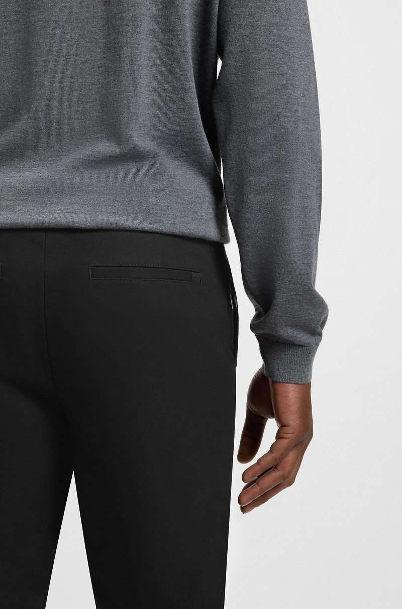 Slim-fit pants a stretch-cotton