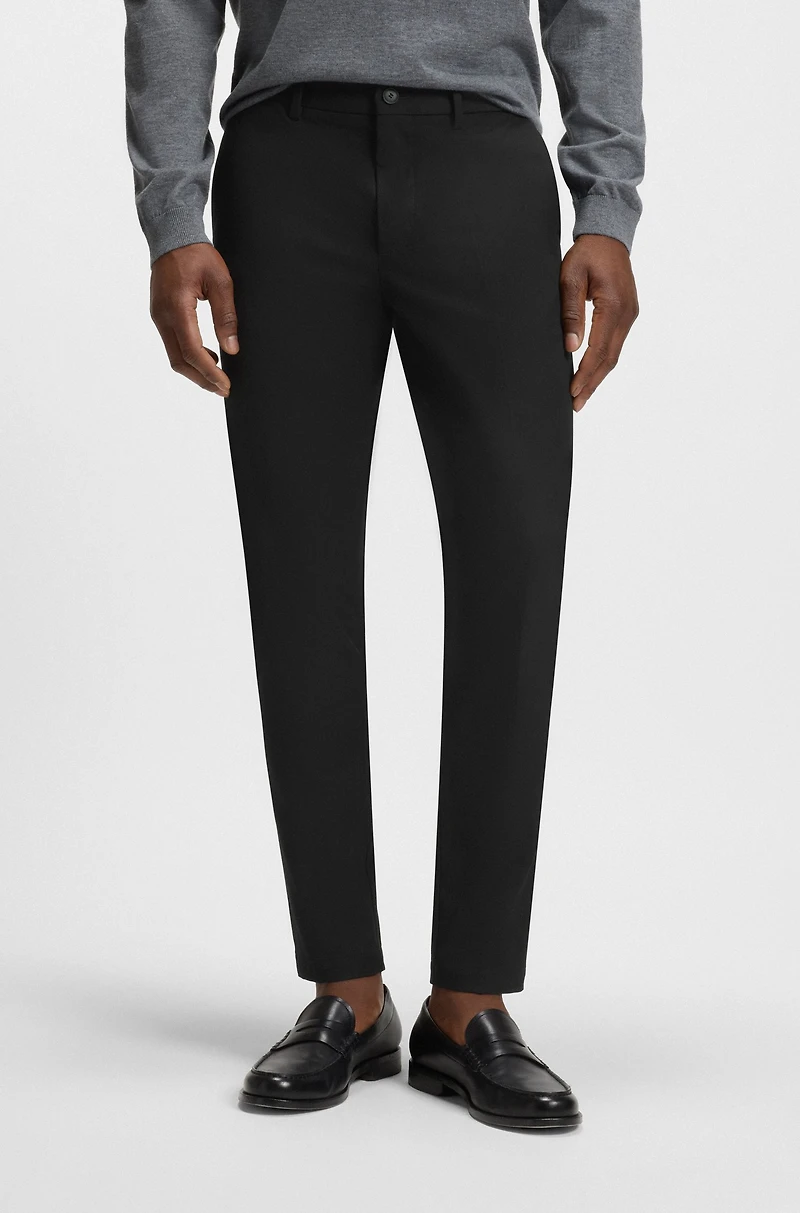 Slim-fit pants a stretch-cotton