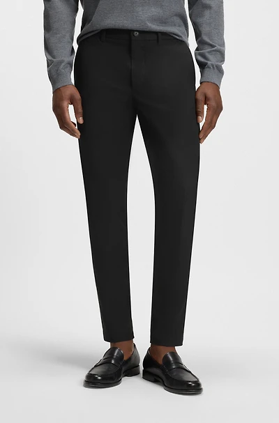 Slim-fit pants a stretch-cotton
