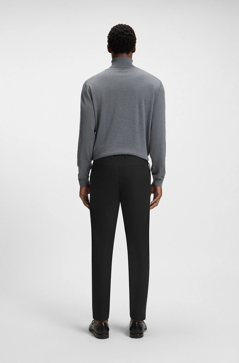 Slim-fit pants a stretch-cotton