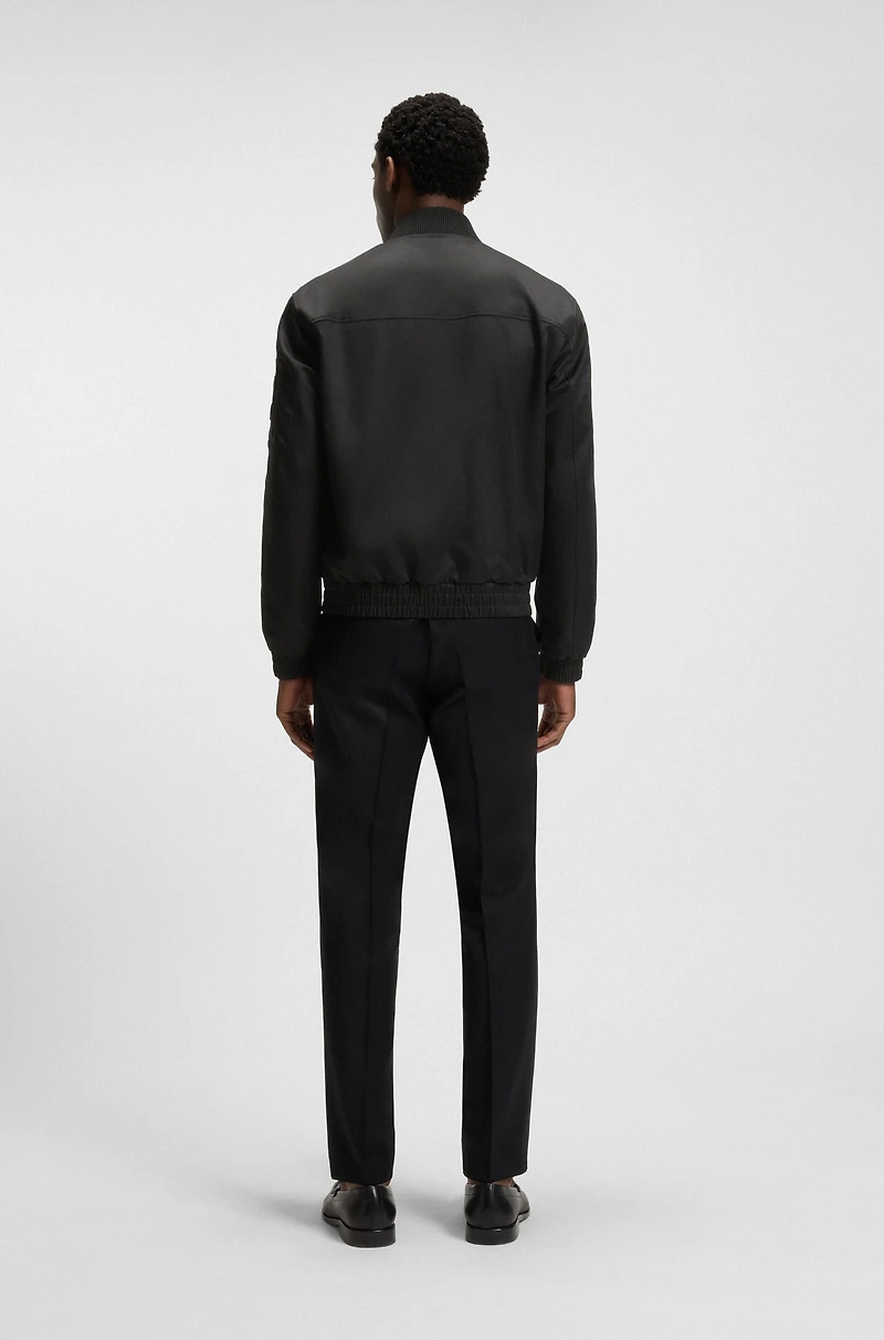 Water-repellent jacket with Double B monogram trim