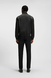 Water-repellent jacket with Double B monogram trim