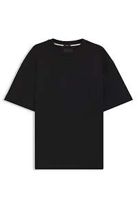 Mercerized-cotton T-shirt with Double B monogram