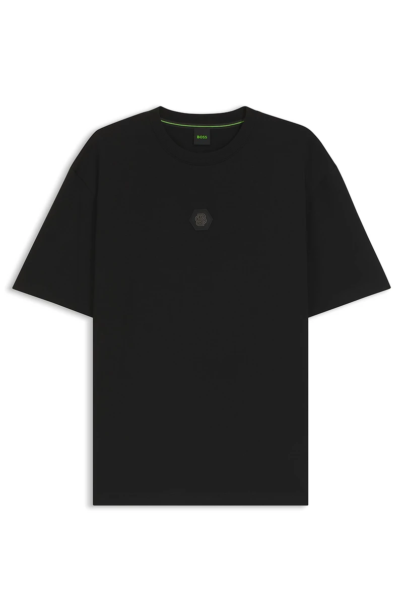 Cotton-jersey T-shirt with Double B monogram