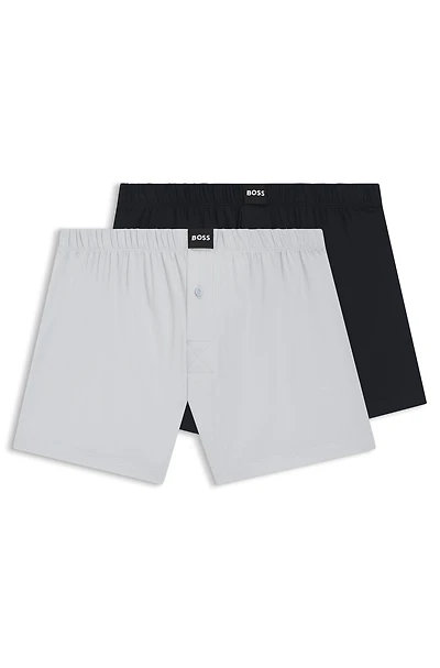 Two-pack of boxer shorts stretch cotton