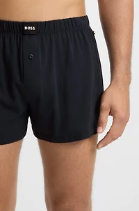 Two-pack of boxer shorts stretch cotton