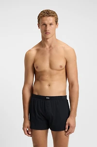 Two-pack of boxer shorts stretch cotton