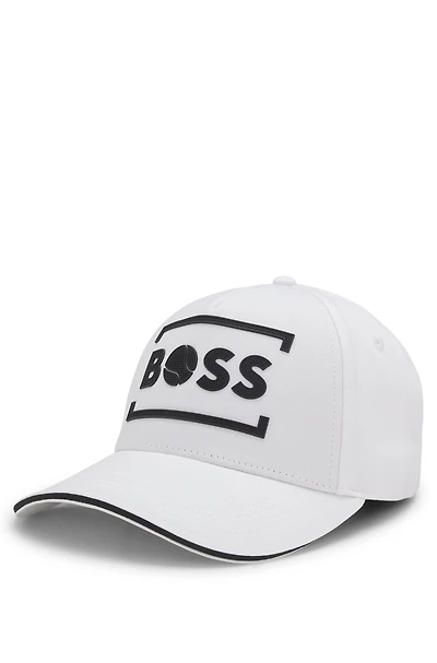 Logo-artwork cap in cotton twill