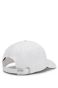 Logo-artwork cap in cotton twill