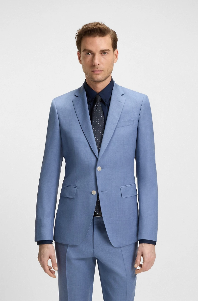 Silk-blend tie with jacquard pattern