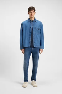 Maine regular-fit jeans blue super-stretch denim