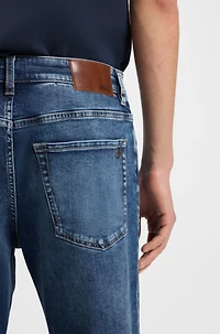 Maine regular-fit jeans blue super-stretch denim