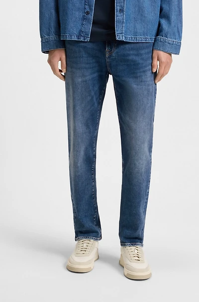 Maine regular-fit jeans blue super-stretch denim