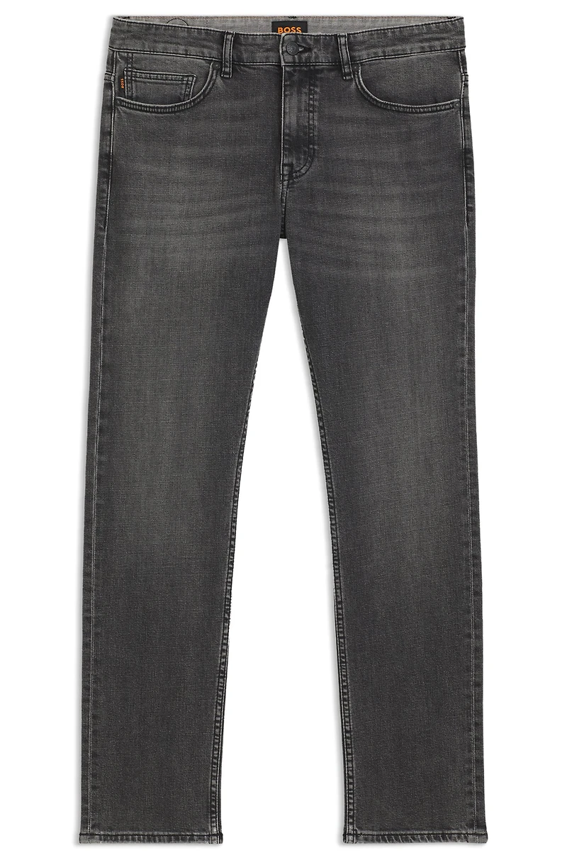 Slim-fit jeans lightweight gray comfort-stretch denim