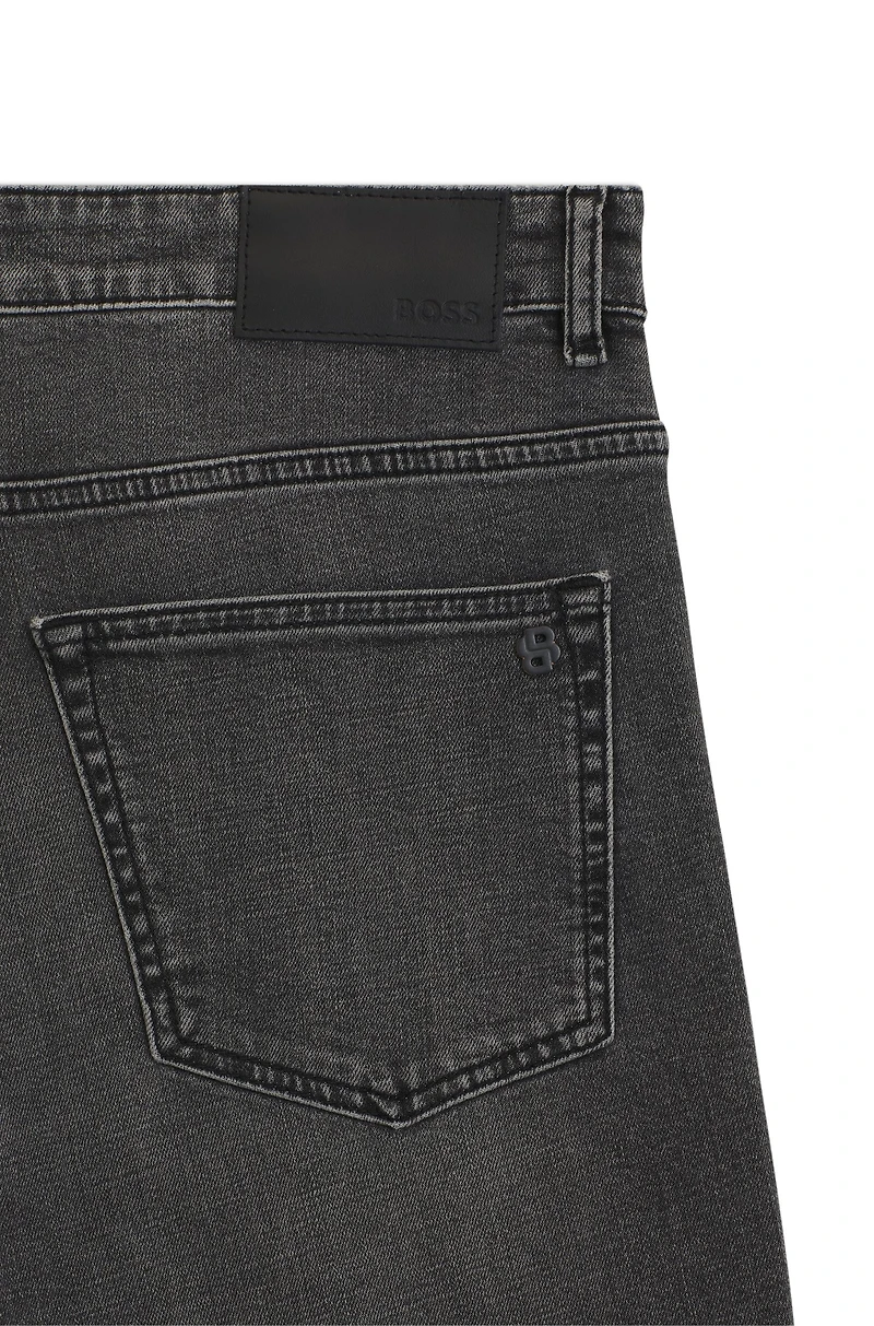 Slim-fit jeans lightweight gray comfort-stretch denim