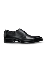 Leather Derby shoes with cap toe