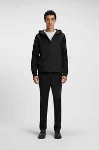 Regular-fit hooded jacket with weather protection