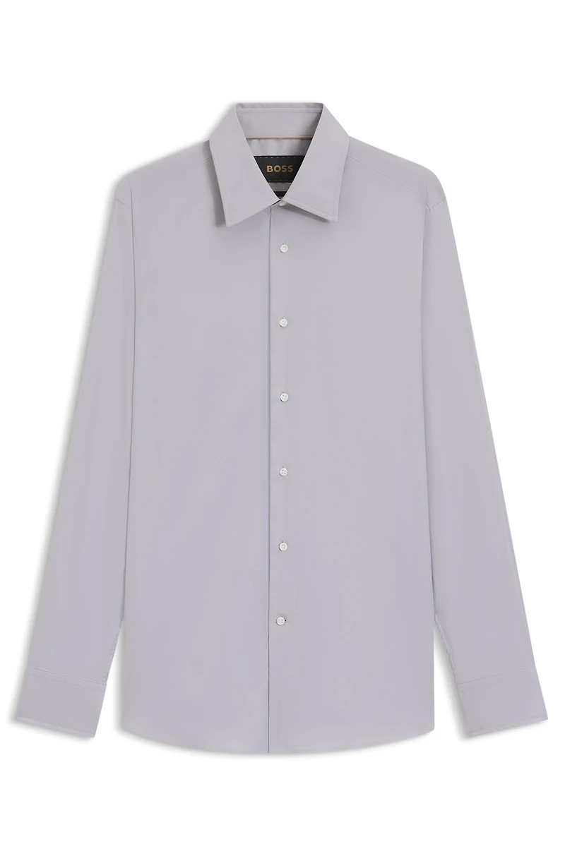 Slim-fit shirt an Italian cotton