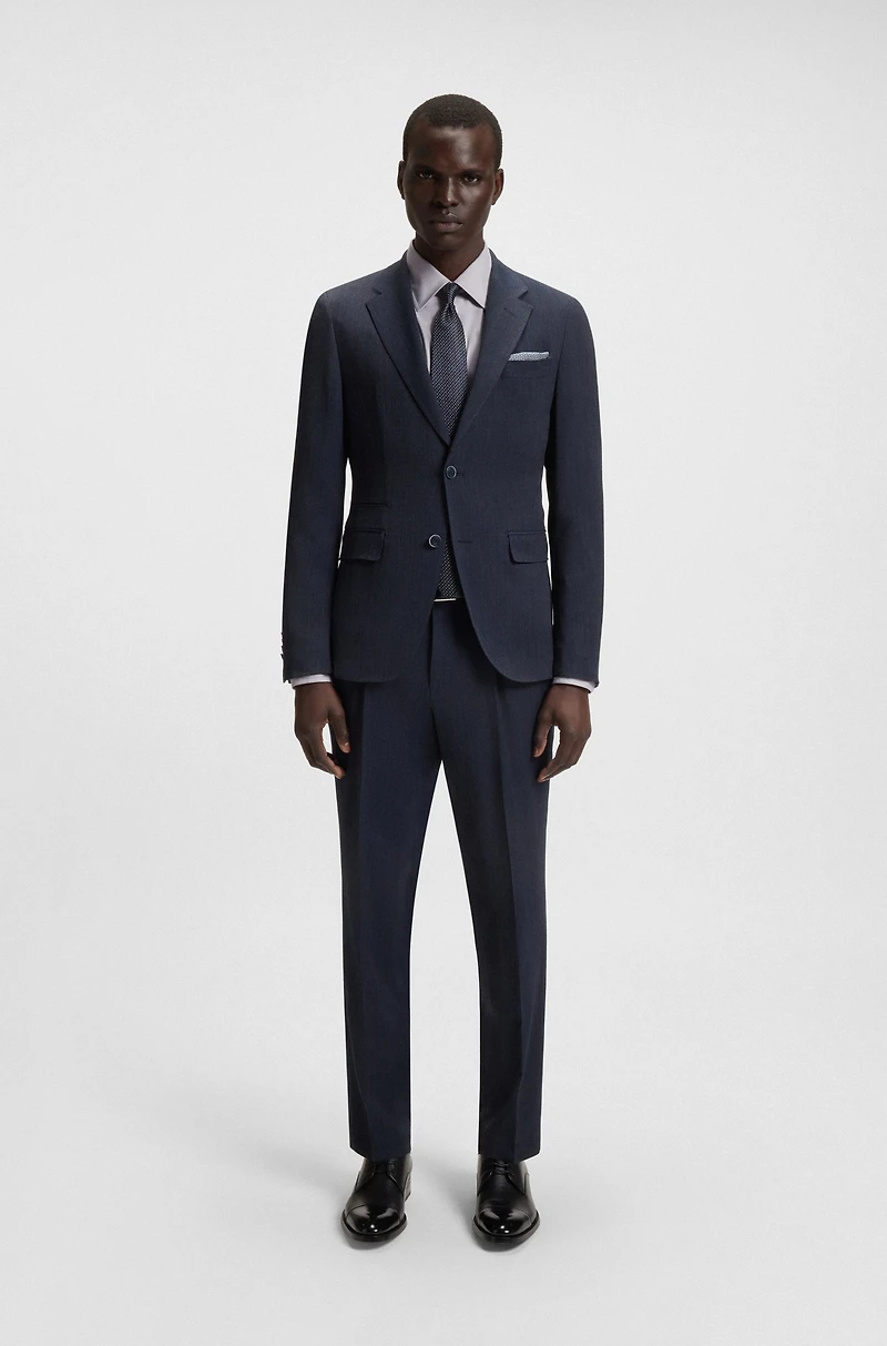Slim-fit shirt an Italian cotton