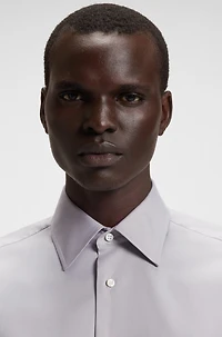 Slim-fit shirt an Italian cotton
