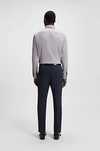 Slim-fit shirt an Italian cotton