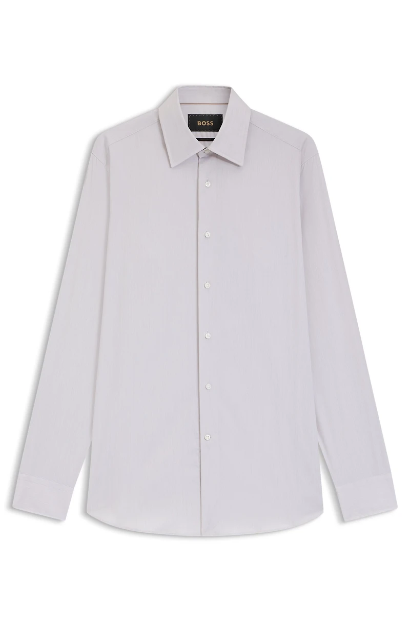 Regular-fit shirt an Italian-made cotton blend