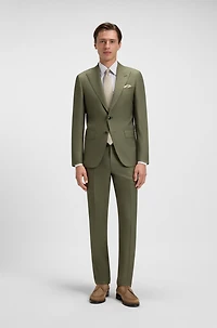 Regular-fit shirt an Italian-made cotton blend
