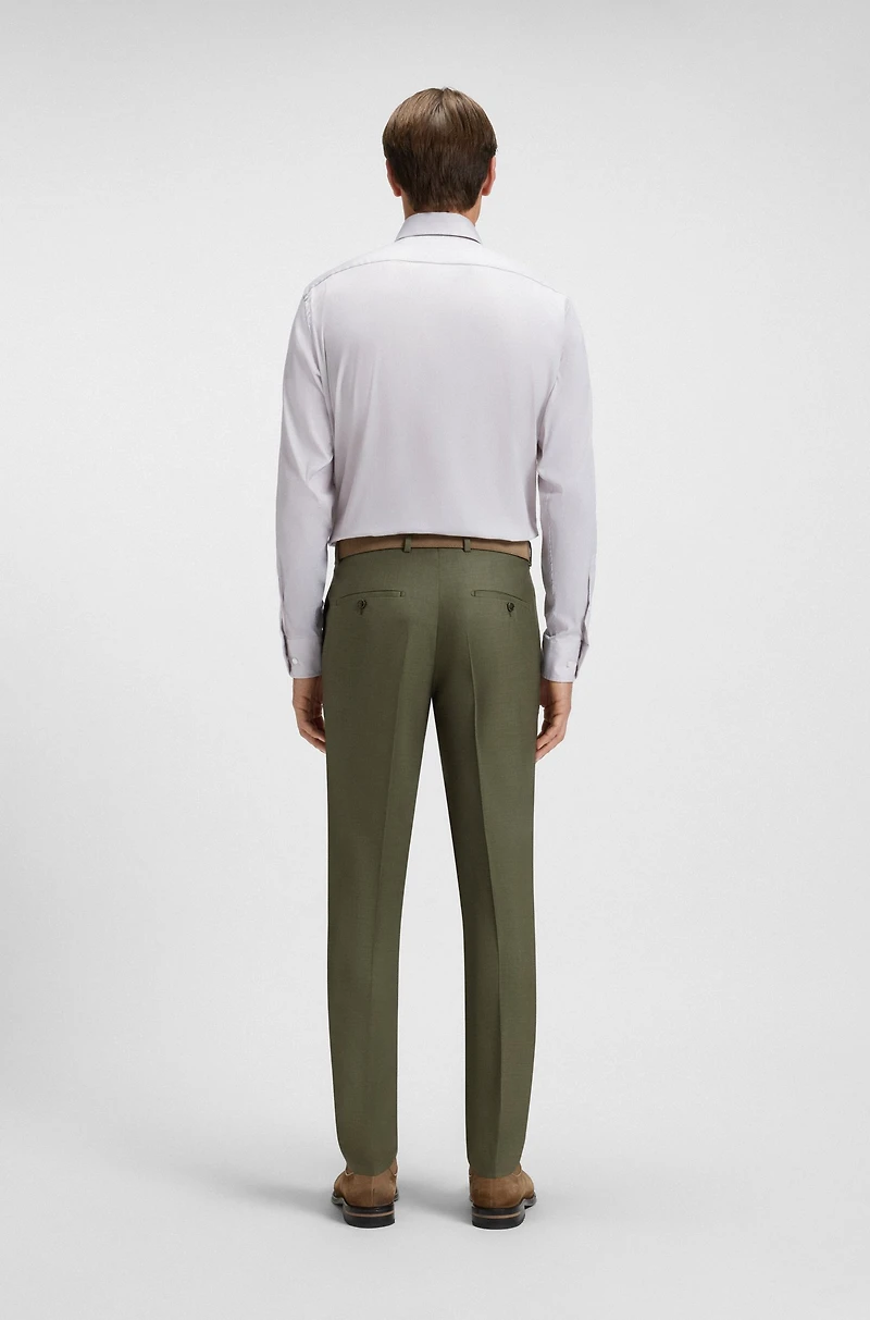 Regular-fit shirt an Italian-made cotton blend