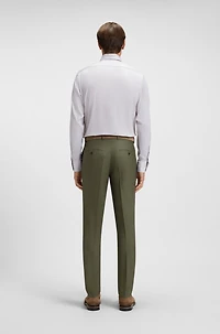 Regular-fit shirt an Italian-made cotton blend