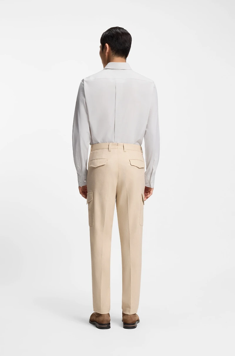 Checked regular-fit shirt Italian-made cotton