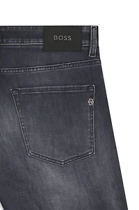Maine regular-fit jeans gray Italian denim