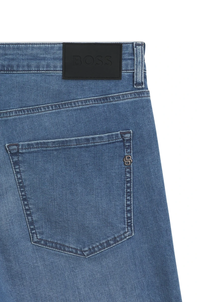 Slim-fit jeans blue performance denim
