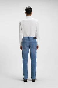 Slim-fit jeans blue performance denim